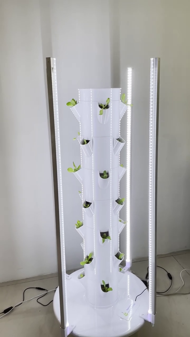 Salad Tree Complete 9-Layer Grow Tower Starter Kit Bundle